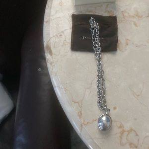 Genuine silver bracelet with fine scripture